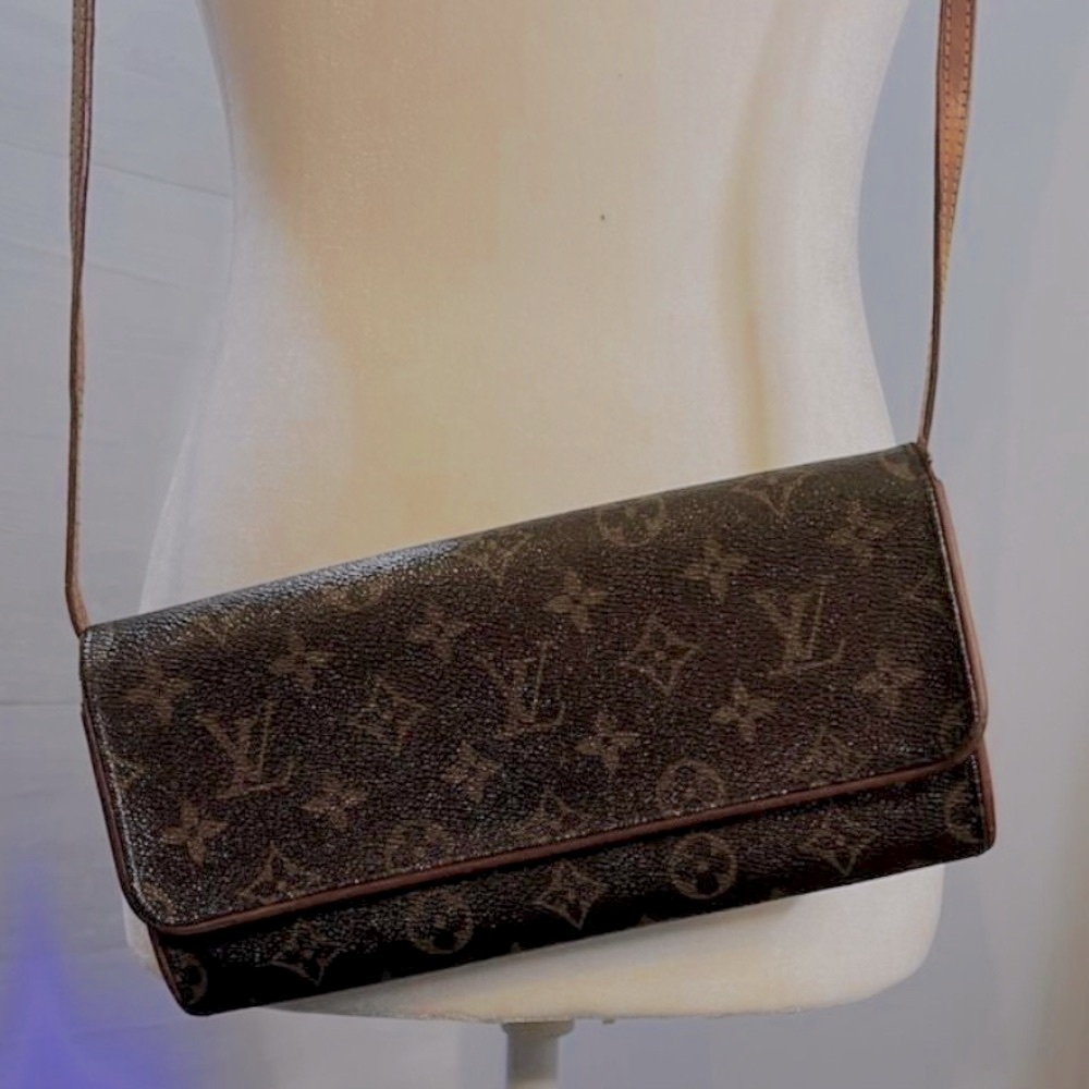 Louis Vuitton Brown Crossbody Bag with Timeless Elegance
